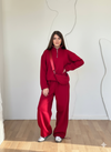 Zip-Up Sweatshirt & Pants Set