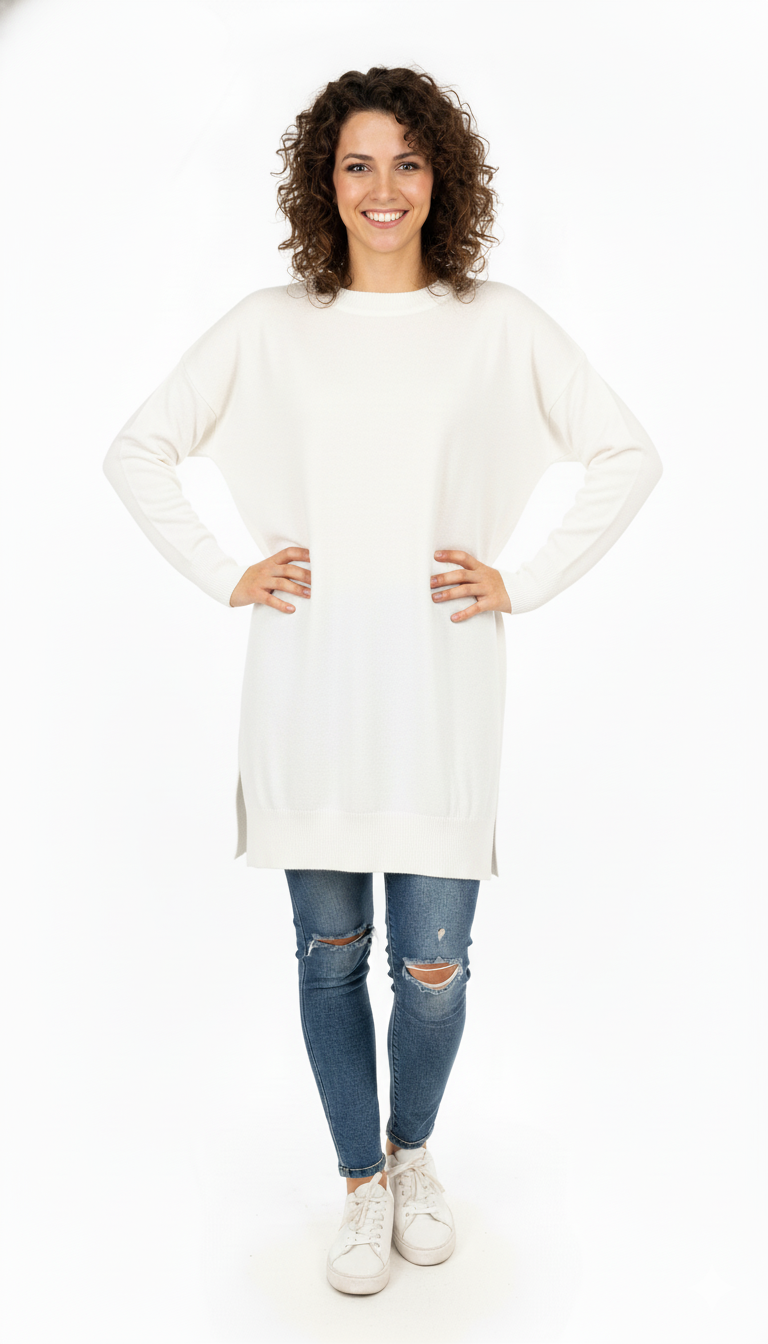 Oversized Basic Knit Sweater 