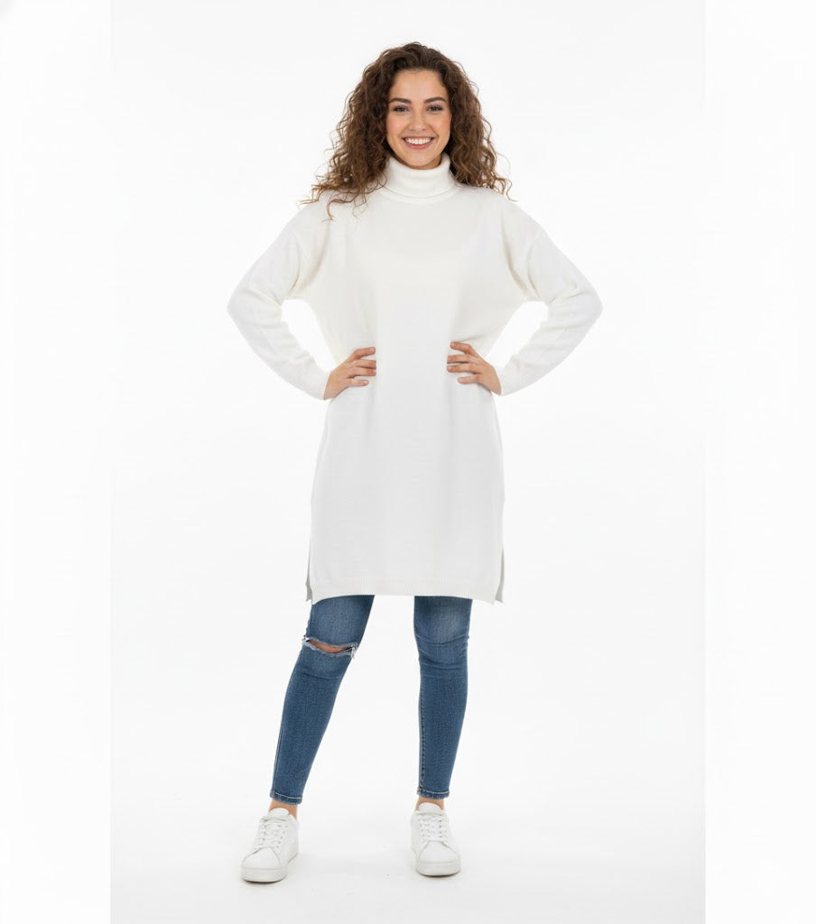 Oversized Basic Knit Sweater – Cozy and Versatile